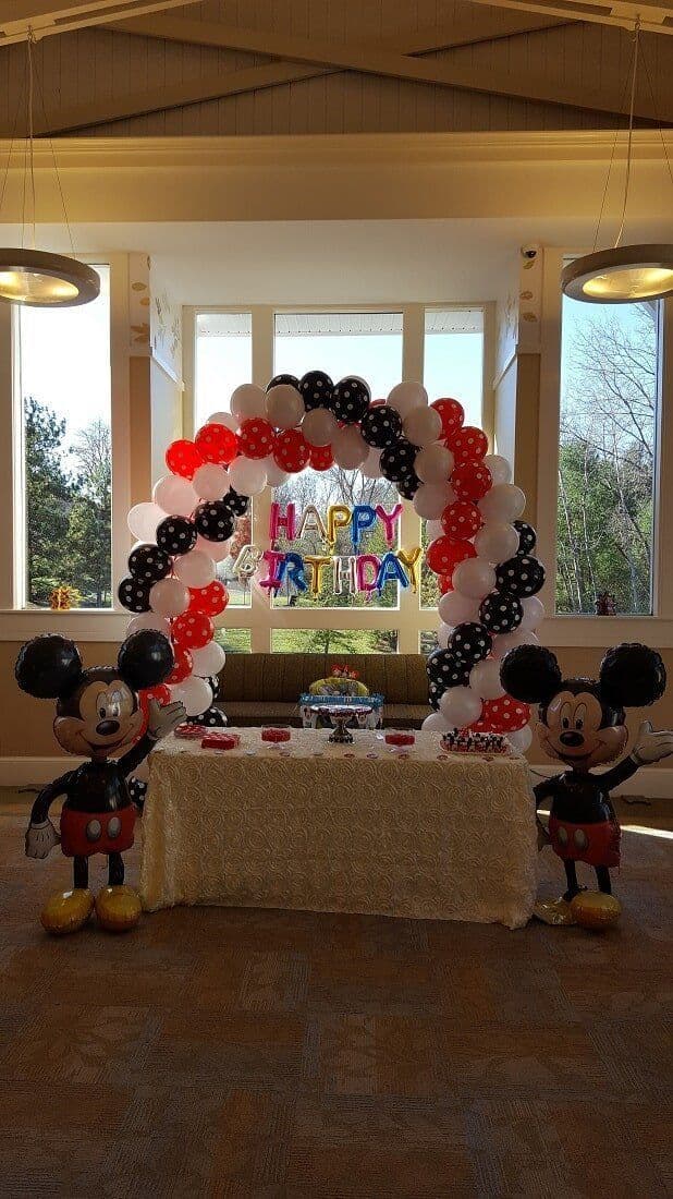 Mickey Happy Birthday Arch