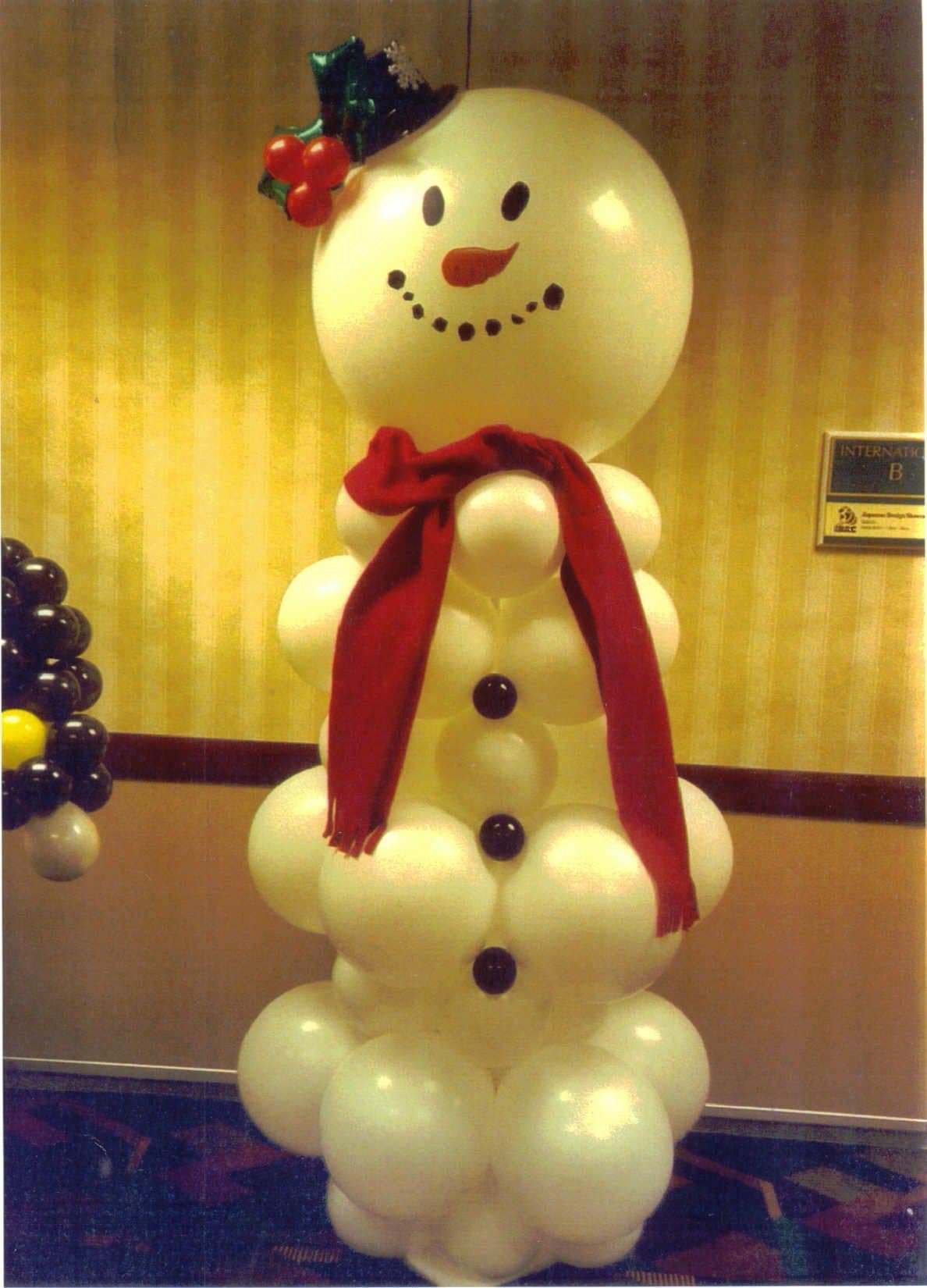 Snowman With Scarf